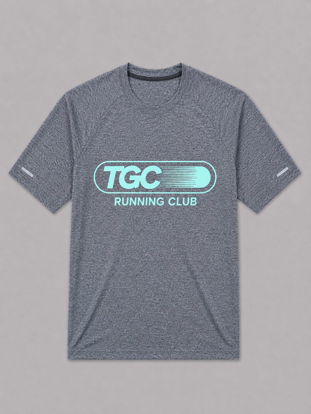TGC Running Club T-Shirt - Grey Marl