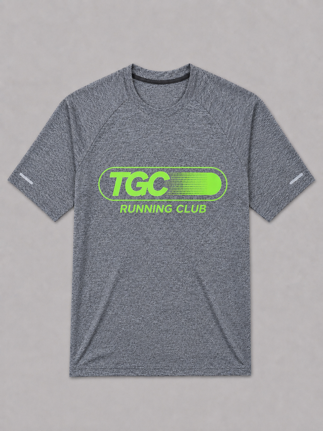TGC Running Club T-Shirt - Grey Marl