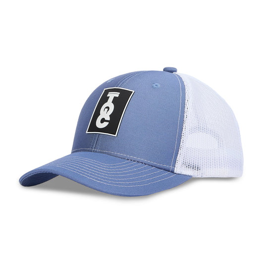 Patch Trucker Cap - Blue